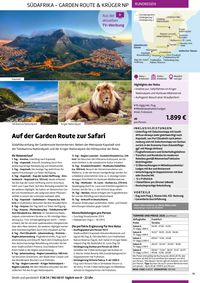 Südafrika Gartenroute und Krüger Nationalpark